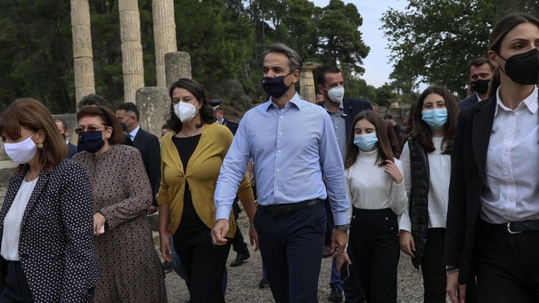 μητσοτάκης αρχαία ολυμπία