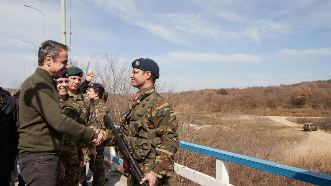 ο Μητσοτάκης στον Έβρο