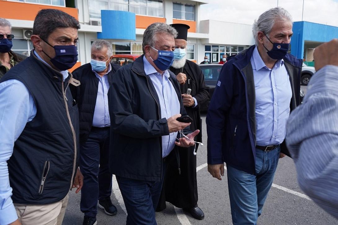 Συνάντηση Αυγενάκη - Στυλιανίδη με τον Περιφερειάρχη Κρήτης στο Αρκαλοχώρι