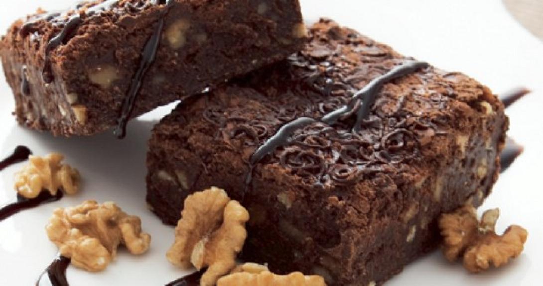 Μπράουνις με καρύδια