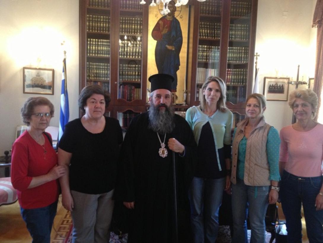 Συνάντηση Μ.Τσόκα - Ε.Δανδουλάκη με Μητροπολίτη Ρεθύμνης