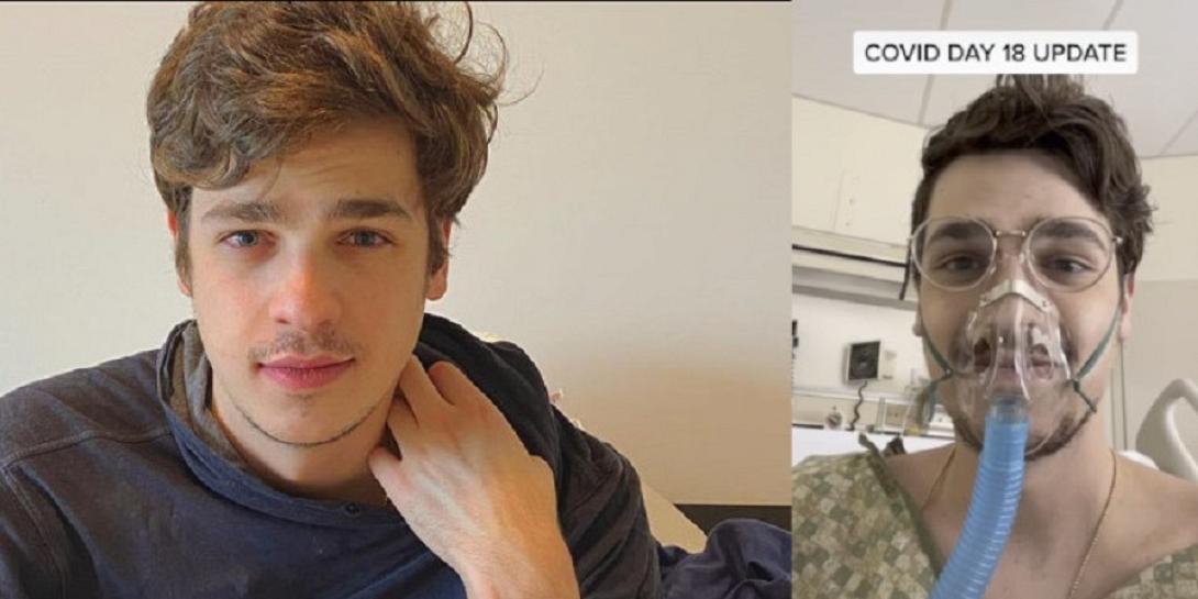 23χρονος κατέγραψε τη μάχη που έδωσε επί 21 μέρες στο νοσοκομείο με τον κορωνοϊό 