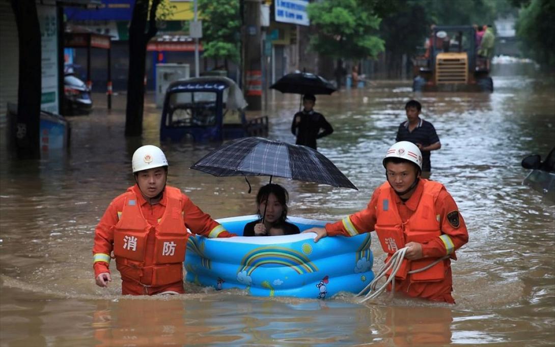 Κίνα πλημμύρες