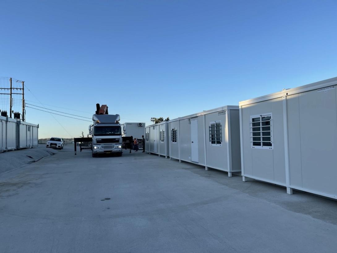 Συνεχίζεται η άφιξη νέων οικίσκων στο Δήμο Μινώα Πεδιάδας για την στέγαση των σεισμόπληκτων πολιτών