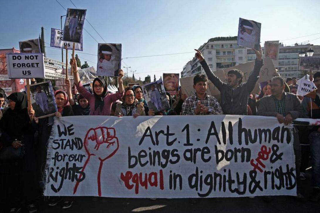 συλλαλητηριο προσφυγες