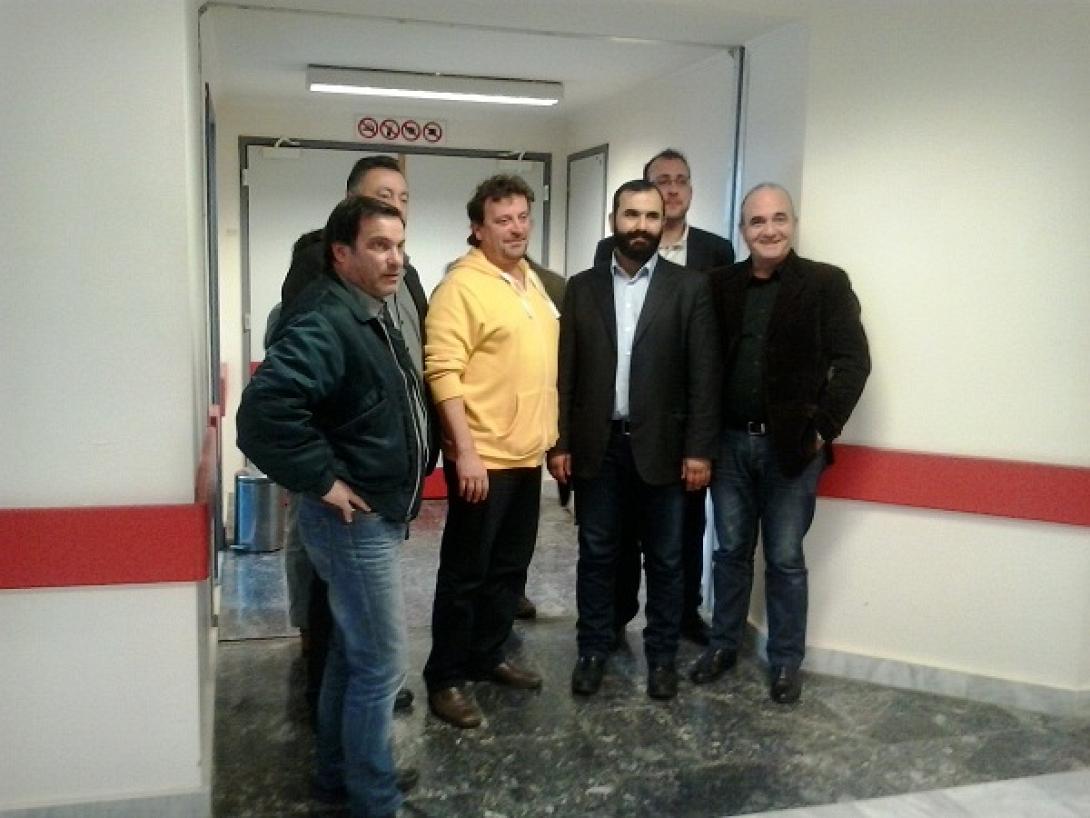 Επίσκεψη Κ. Δαμαβολίτη στο Νοσοκομείο Χανίων 