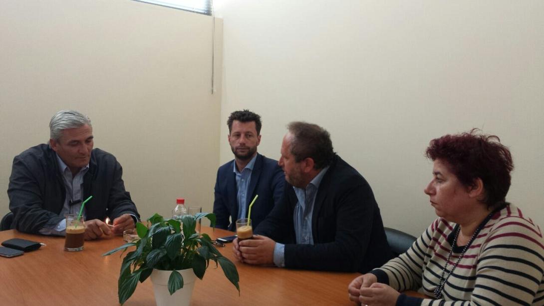 Συνάντηση του υποψηφίου Αντιπεριφερειάρχη Ηρακλείου, Ζαχαρία Κεφαλογιάννη με τον πρόεδρο της ΟΑΣΝΗ