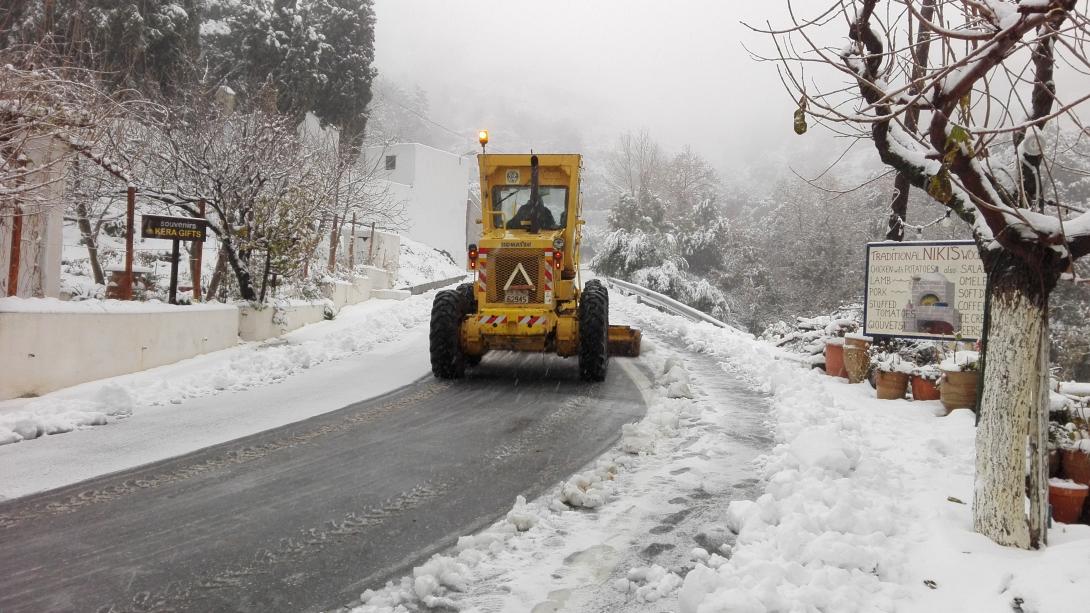  Κερά Δήμου Χερσονήσου,χιονια
