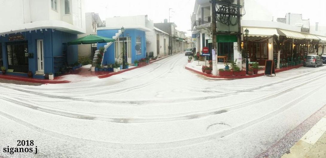 οροπέδιο πάσχα χιόνια