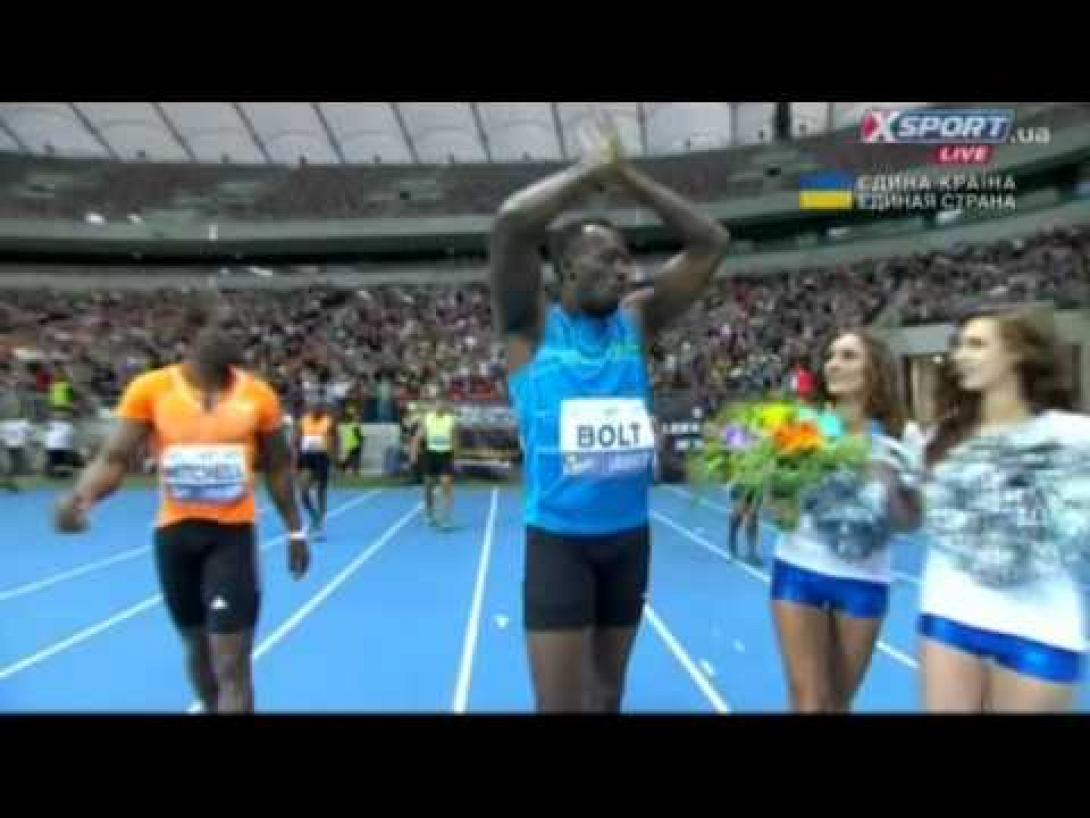 Παγκόσμιο ρεκόρ στην ...οροφή για Μπολτ (ΒΙΝΤΕΟ)