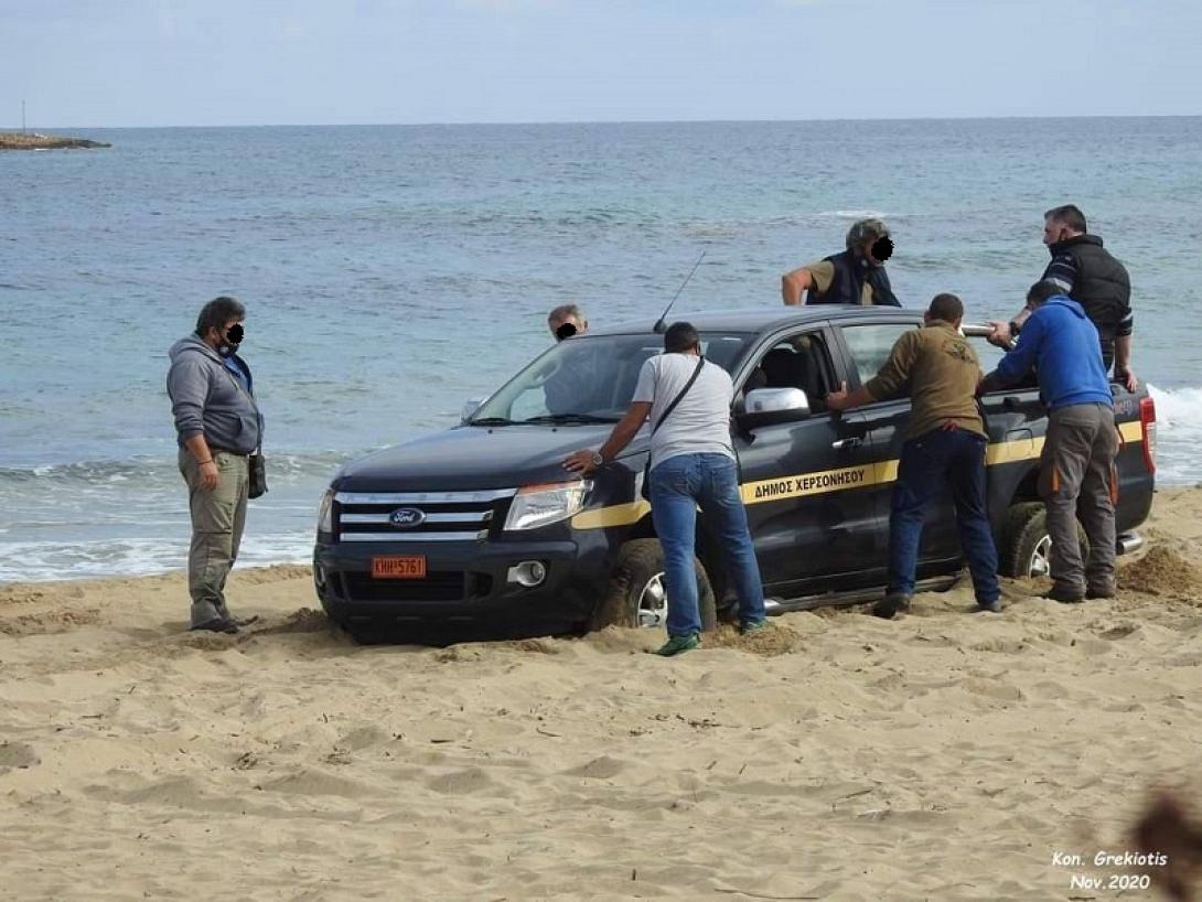 Προσπάθησαν να το απεγκλωβίσουν 