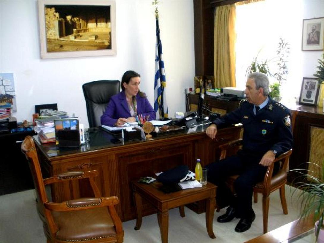Συνάντηση Δημάρχου Φαιστού - Αστυν.Δ/ντή με αφορμή το φονικό