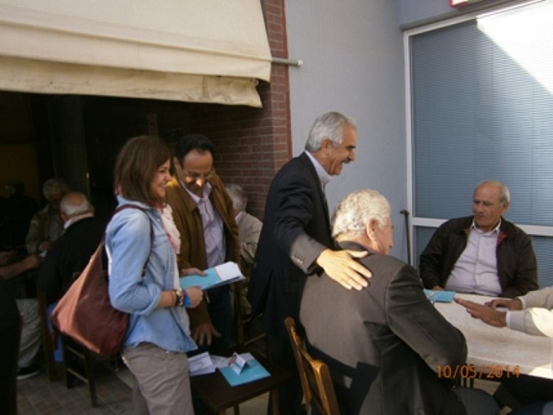 Περιοδεία Κουκιαδάκη σε γειτονιές του Ηρακλείου