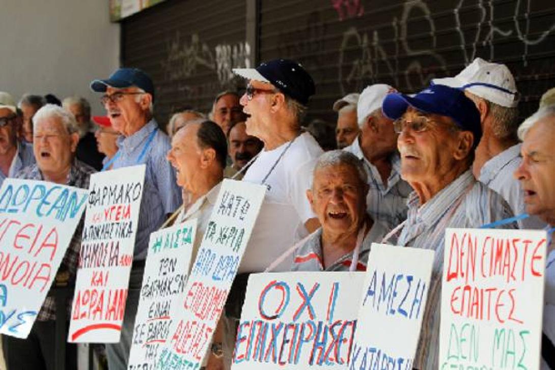 Συγκέντρωση διαμαρτυρίας των συνταξιούχων σήμερα στο ΙΚΑ Ηρακλείου