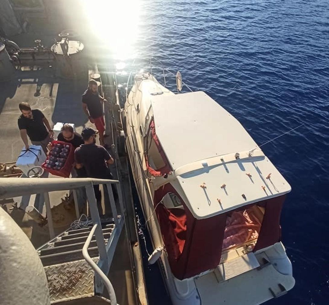 φαγητό στο πλήρωμα πολεμικών πλοίων