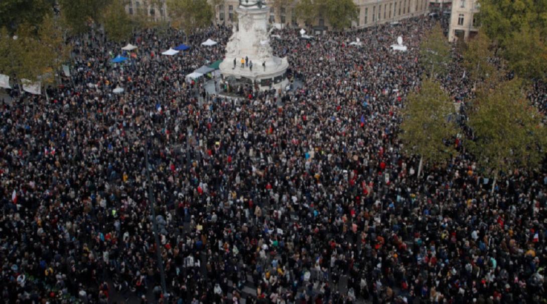 Από τη διαδήλωση