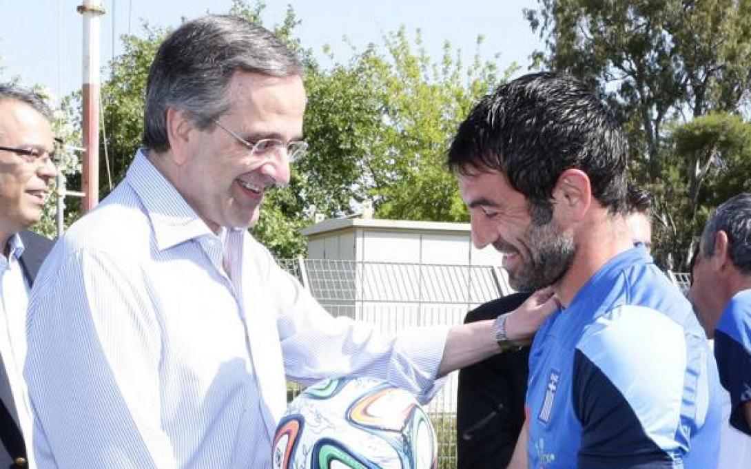 Συγχαρητήρια Αντ.Σαμαρά στους παίκτες της Εθνικής