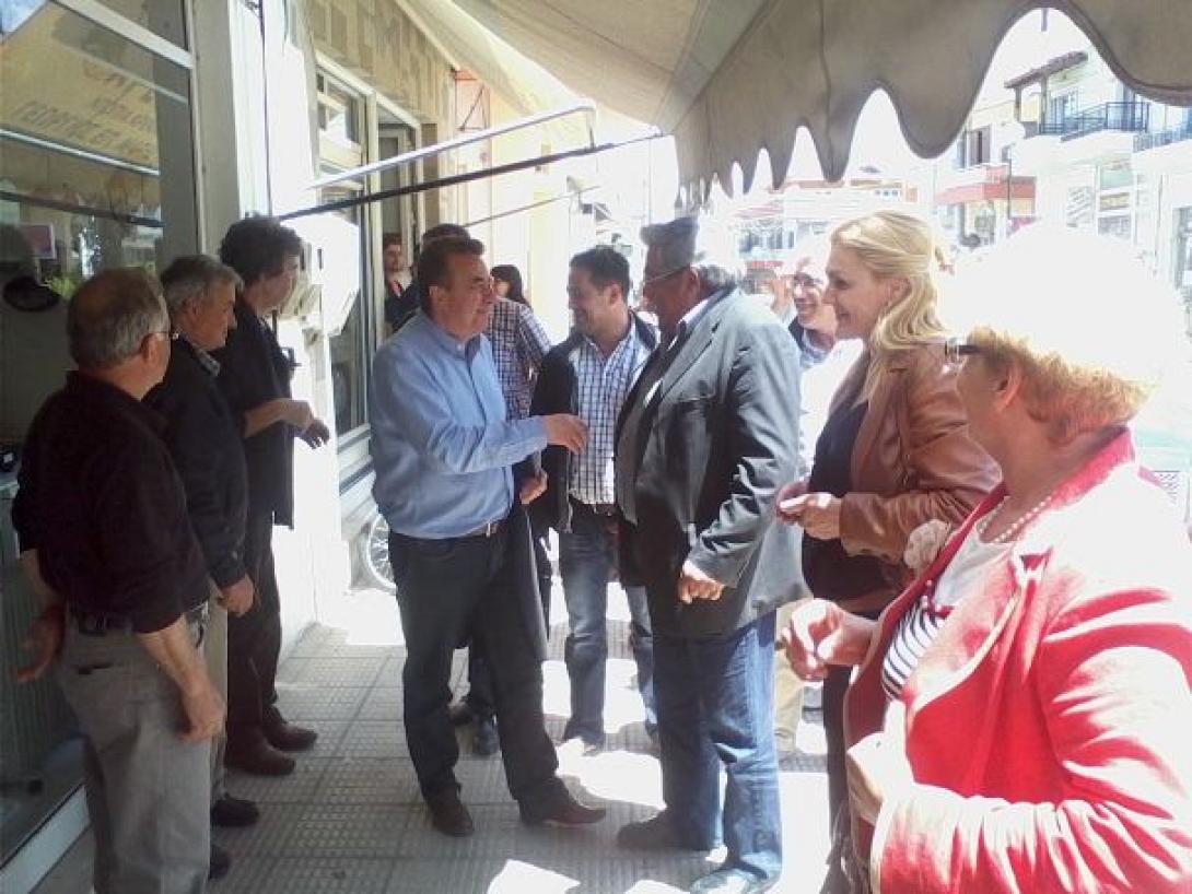 Στο Μυλοπόταμο ο Σταύρος Αρναουτάκης