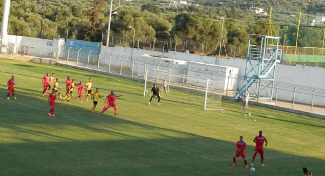 O Eργοτέλης ισόπαλος 1-1 με τον Πλατανιά στο φιλικό