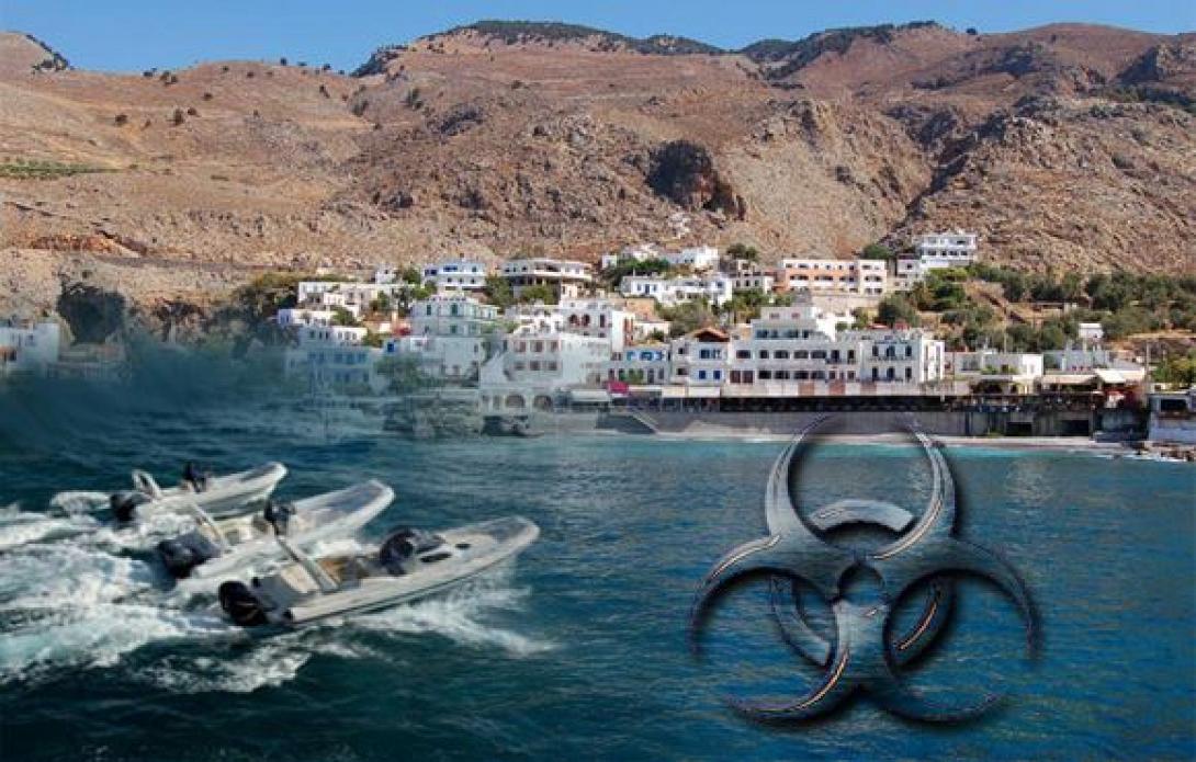 Από τα Σφακιά το... πλωτό "όχι" στα χημικά