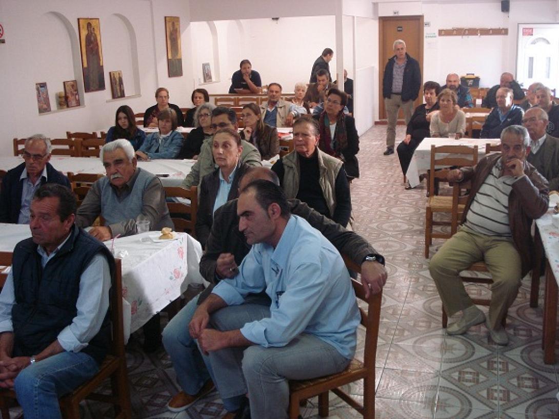 Στην Πρασσά ο Βασίλης Λαμπρινός 