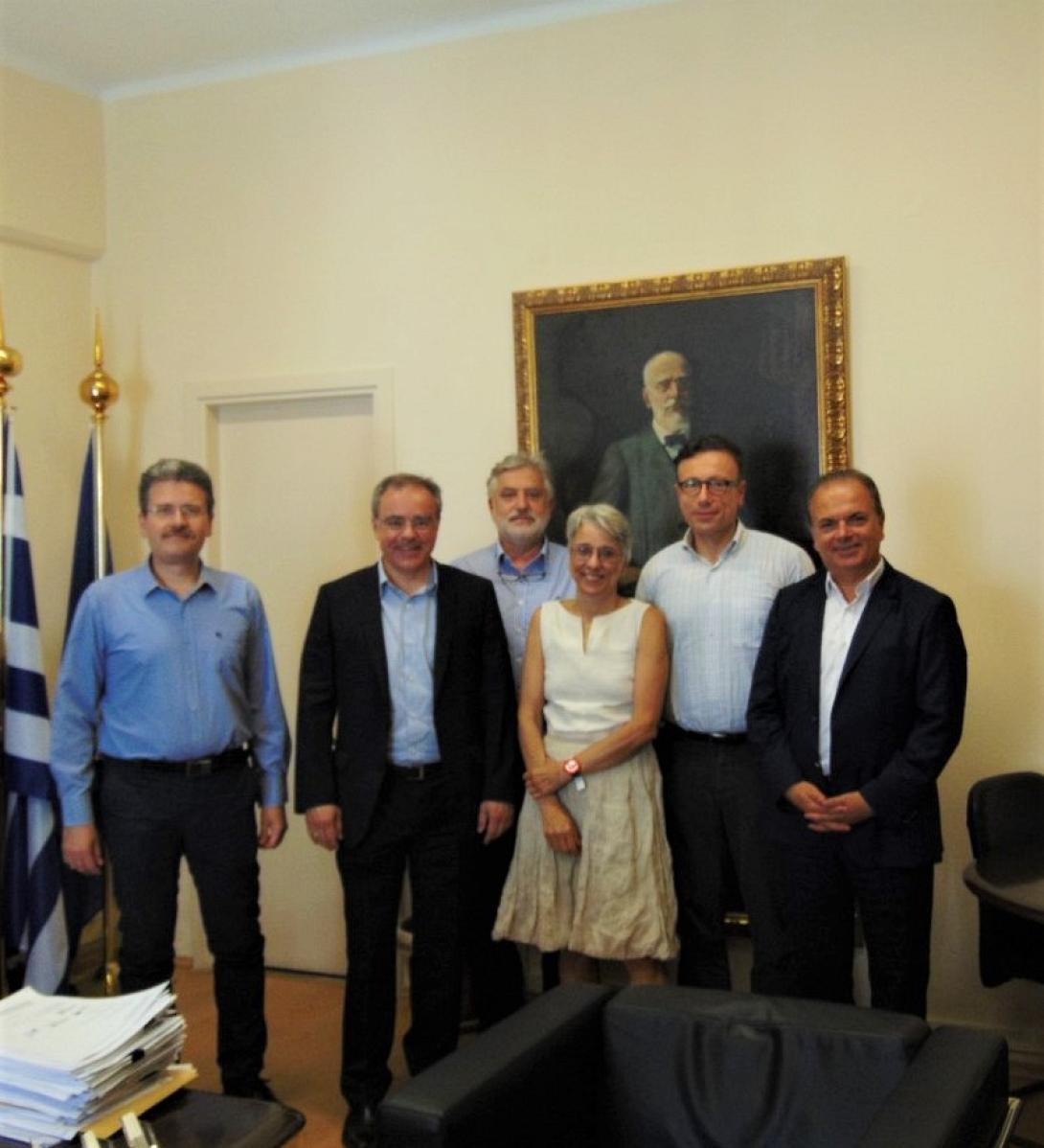 Συνάντηση Μαρινακη με υποψήφια Πρυτανική Αρχή