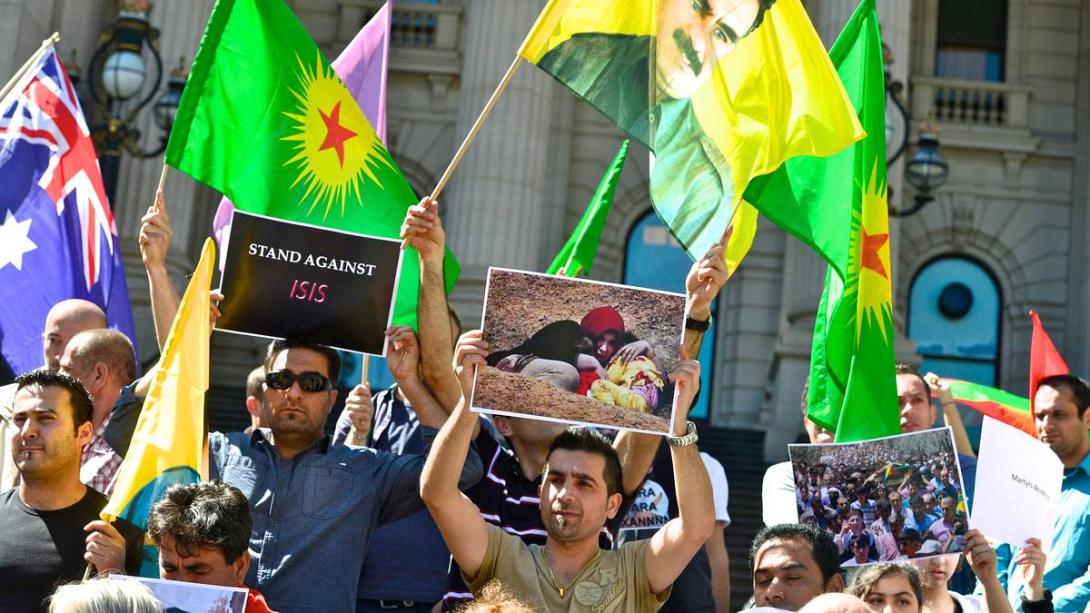 Διαδήλωση Κούρδων στο κέντρο του Σίδνεϊ