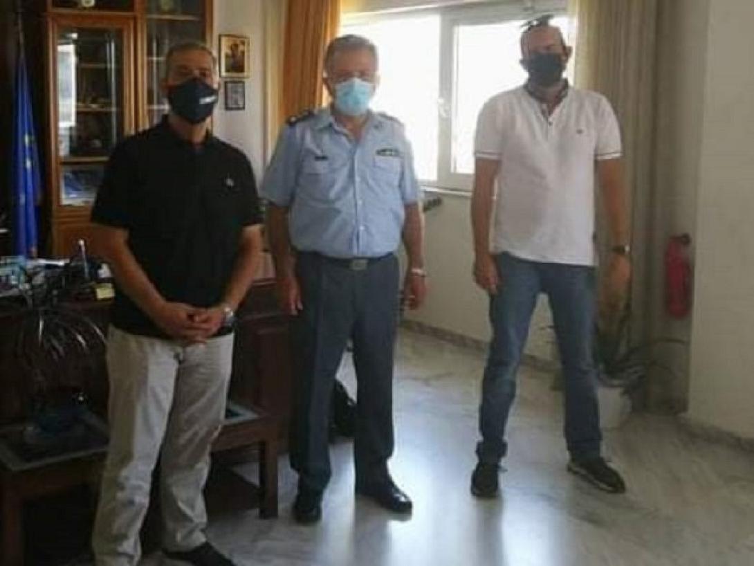 Συνάντηση Ε.Σ Χανίων με τον Αστυνομικό Δ/ντή