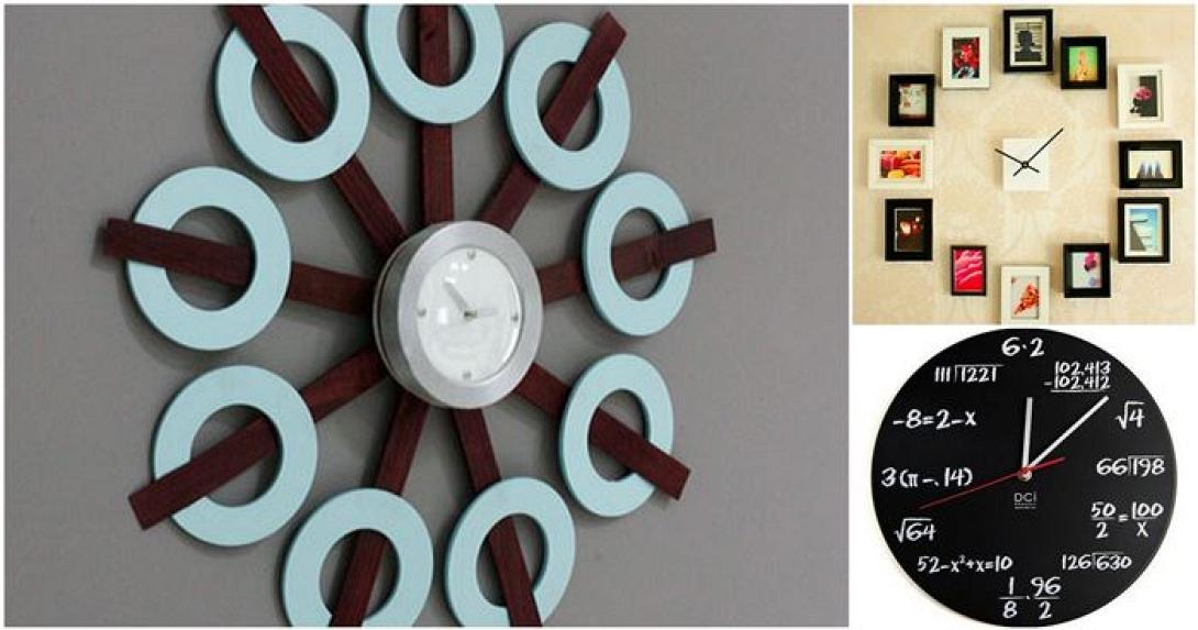 DIY:  9 διασκεδαστικά και δημιουργικά σχέδια για ρολόι