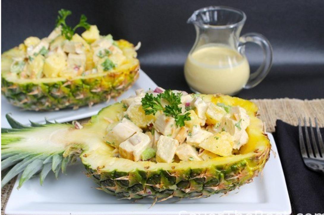 Κοτοσαλάτα με ανανά