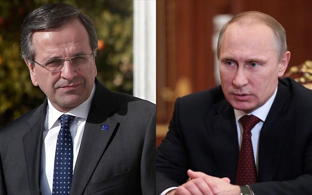 Οικονομία και ενέργεια στο επίκεντρο της συνάντησης Σαμαρά - Πούτιν