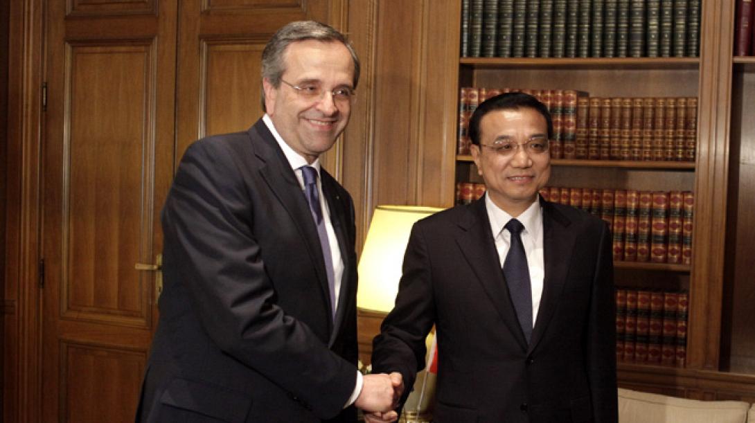 Με τον Κινέζο ομόλογό του συναντάται αύριο ο πρωθυπουργός Α. Σαμαράς