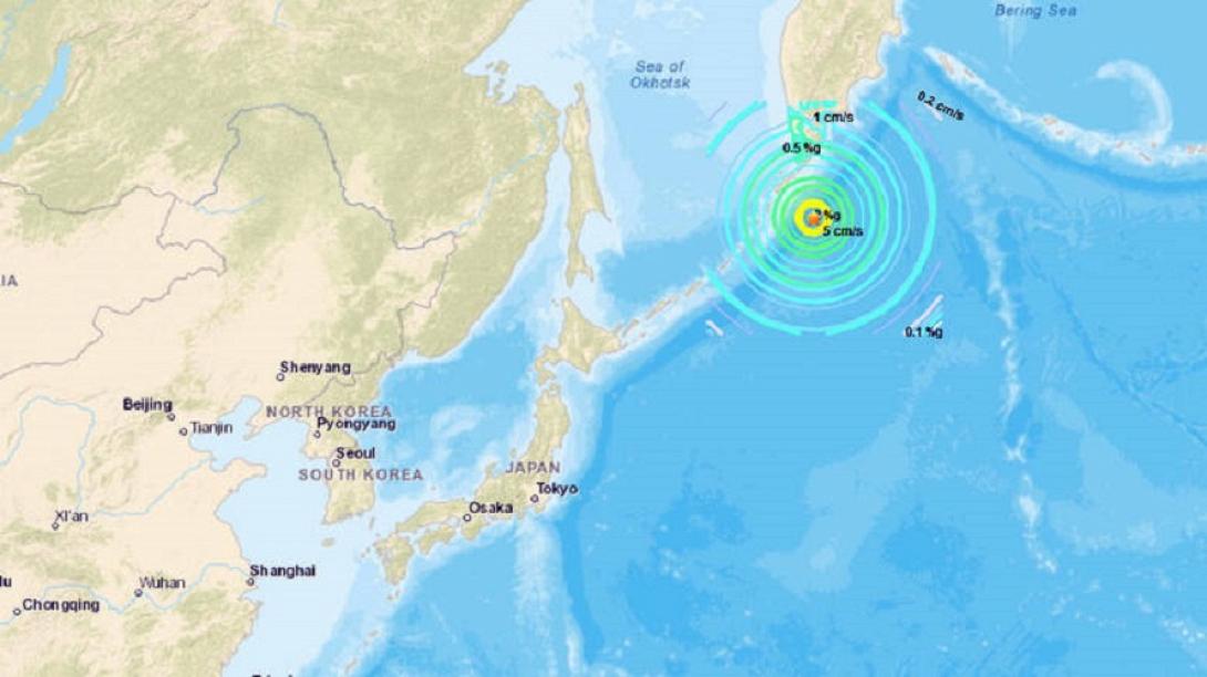 σεισμός κουρίλες