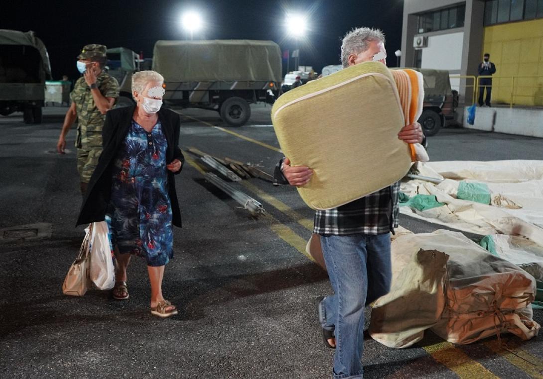 Έμειναν έξω από τα σπίτια τους οι κάτοικοι του Αρκαλοχωρίου