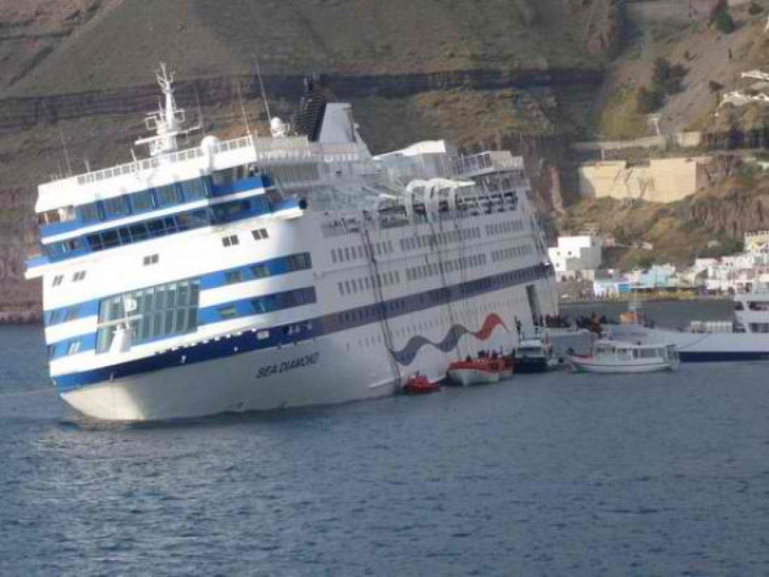 Ανέλκυση του Sea Diamond με δικαστική απόφαση