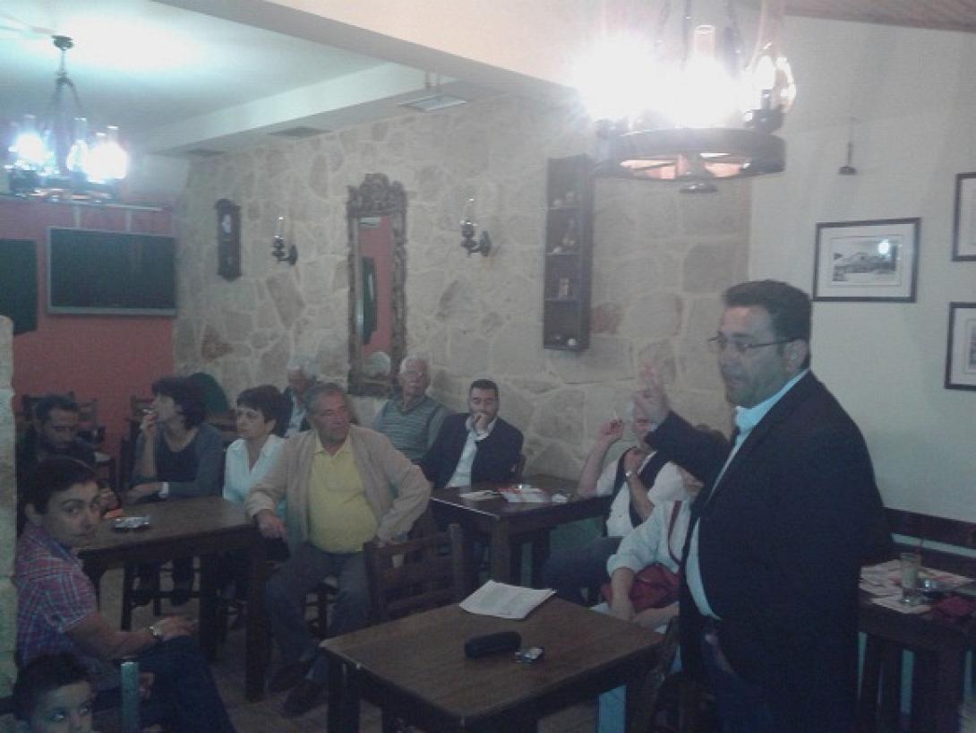 Στον Άγιο Σύλλα ο Μανώλης Συντυχάκης