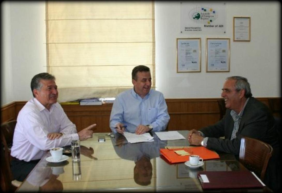 Ο Περιφερειάρχης στο δήμο Σητείας