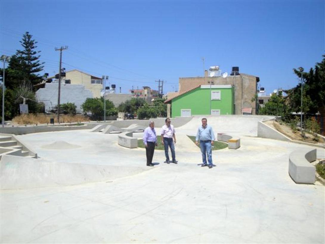 Ολοκληρώνεται η πίστα Skateboard στο Πολύδροσο