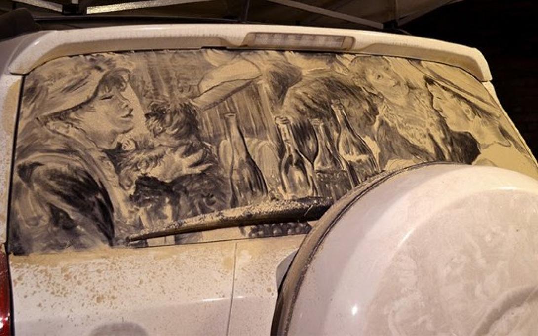 Τα σκονισμένα αυτοκίνητα γίνονται έργα τέχνης!