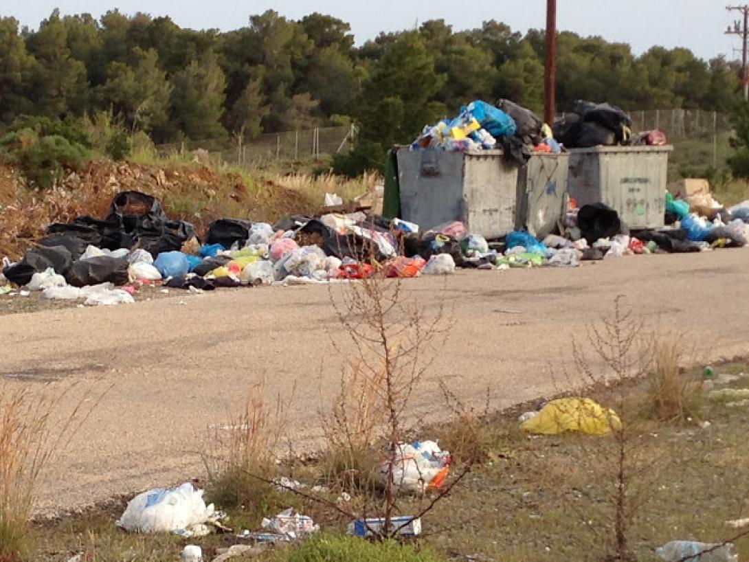 650 τόνοι σκουπιδιών στο Ηρακλείο!