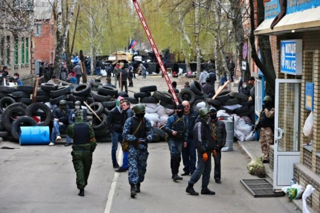 Σειρά εκρήξεων αναστάτωσαν το Σλαβιάνσκ