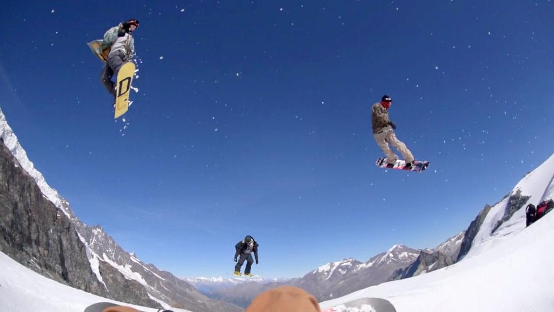 Snowboard που κόβει την ανάσα (βίντεο)