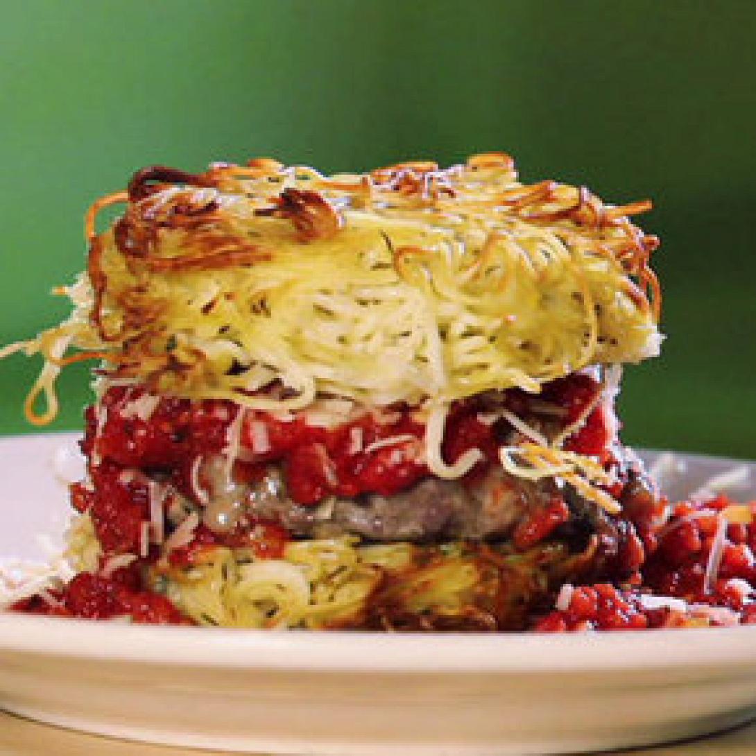 Μακαρονάδα αλά... Burger!