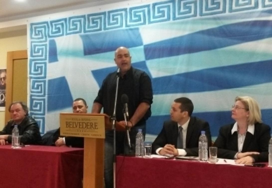 Εν ενεργεία αστυνομικός ο υποψήφιος της Χρυσής Αυγής για την Περιφέρεια Κρήτης 