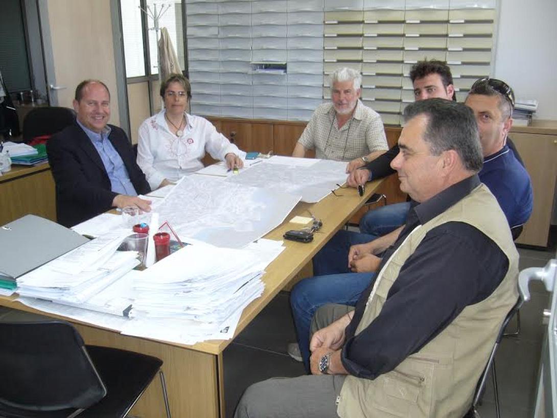 Επίσκεψη υποψηφίου Αντιπεριφερειάρχη Χανίων, Μανώλη Σταματάκη, στη Δ.Ε.Υ.Α.Χ