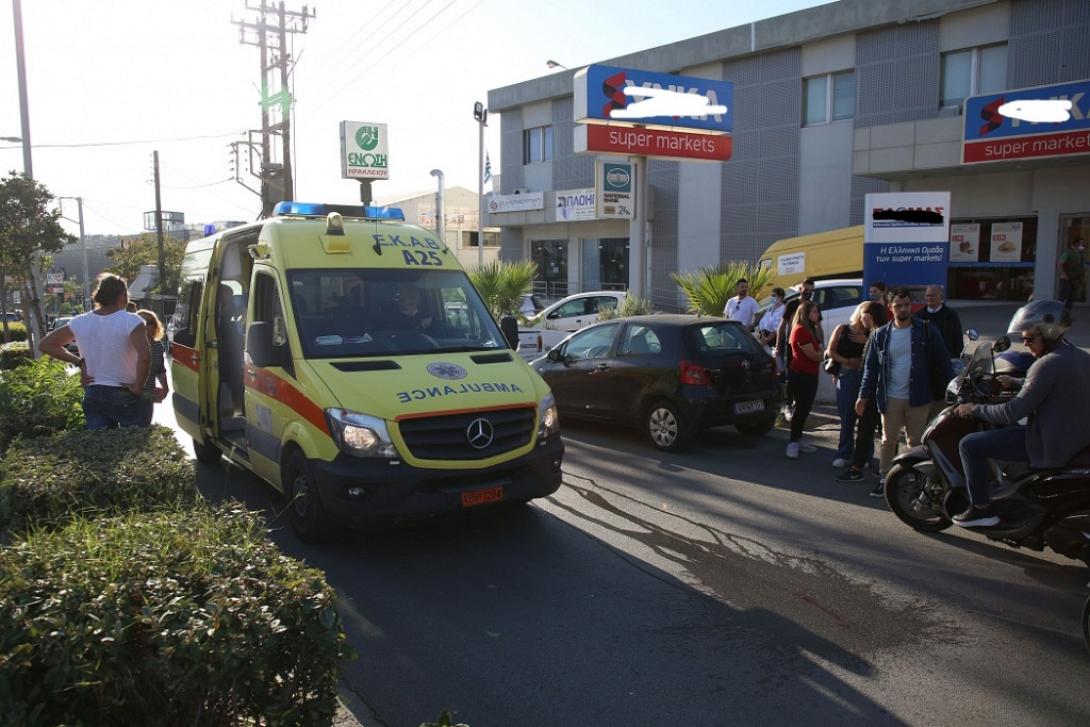 Τροχαίο στην 62 Μαρτύρων