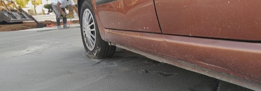 μπετόν πλατεία αυτοκίνητο