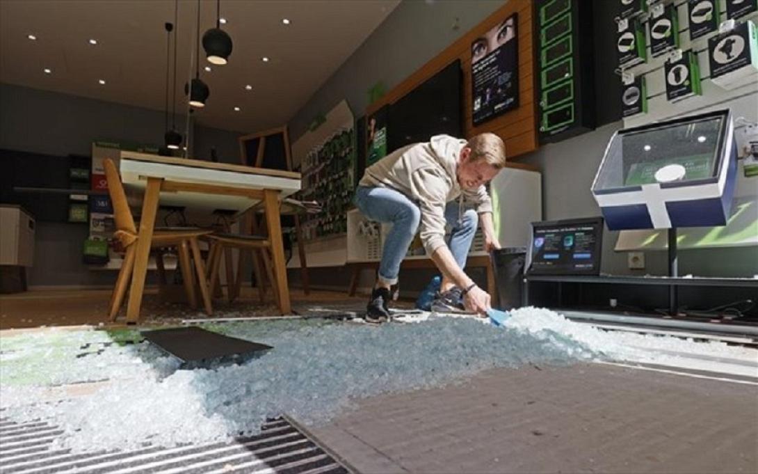 Ζημιές από τα επεισόδια