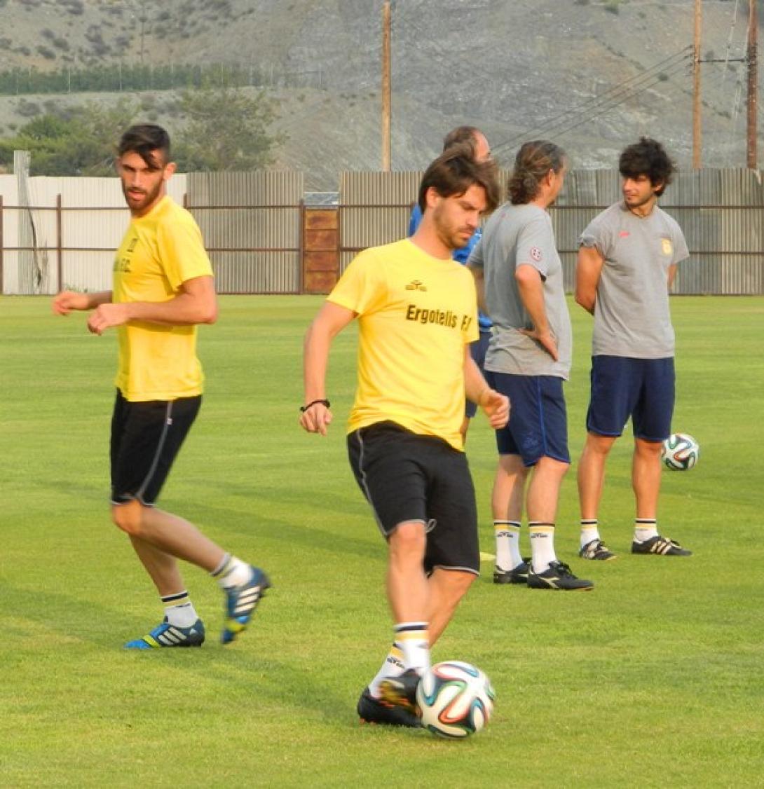 Εργοτέλης: Πρώτη προπόνηση του Στράους