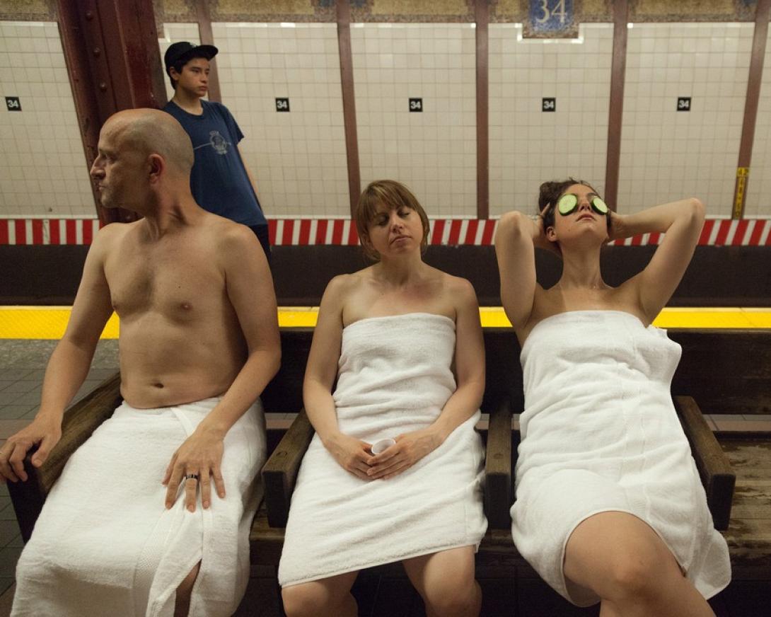 Αναπάντεχη όαση δροσιάς στο μετρό της Νέας Υόρκης (βίντεο)